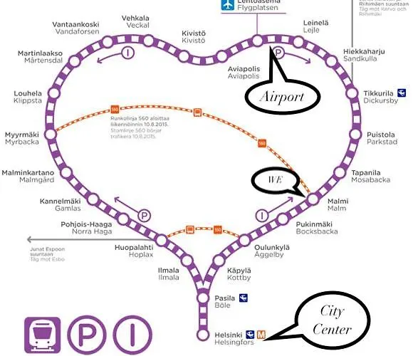 Helsinki, Private Free Parking, Super Easy To Centre And Airport Lägenhet Helsingfors